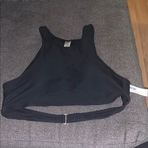 High Neck Bathing Suit Top